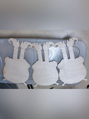 Unbranded Natural Wood Decorative Wall Panel / Door Hanger - Light Wood Finish